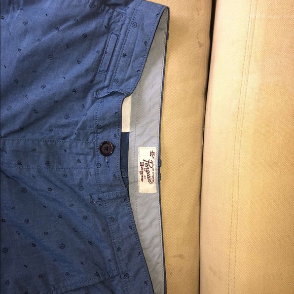 Blue Patterned Shorts - Picture 3 of 3